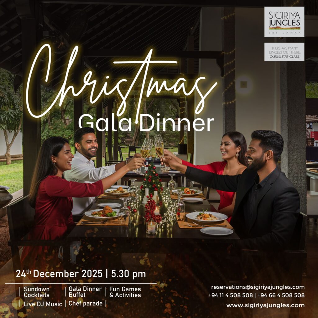 Christmas Gala Dinner at Sigiriya Jungles