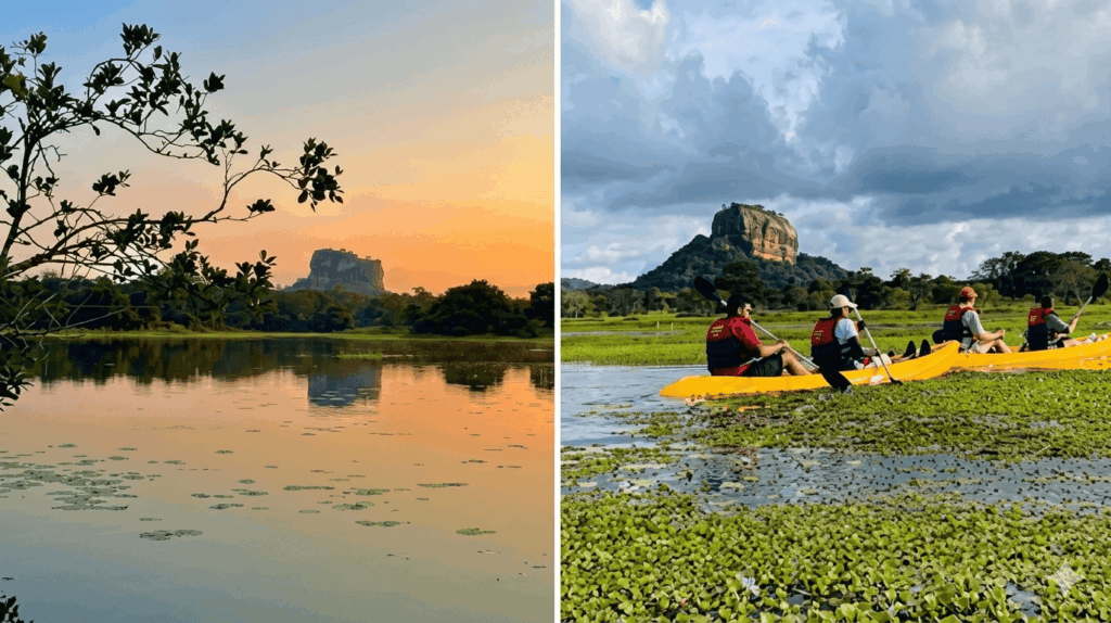 Sigiriya Lake boating - best outdoor activities in Sigiriya