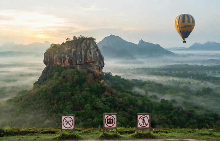 Sigiriya Drone Photography Rules
