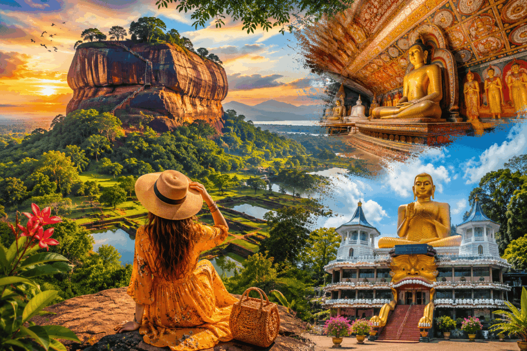 Sigiriya and Dambulla